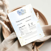 Carte Conseil Automne Pumpkin prédiction bébé bébé Douche bébé j