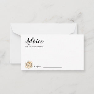 Carte Conseil Baby Lion King Baby Boy Douche