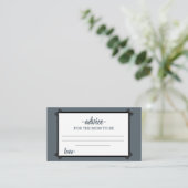 Carte Conseil Baby shower d'aventure Jungle coloré (Debout devant)