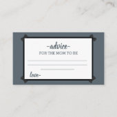 Carte Conseil Baby shower d'aventure Jungle coloré (Devant)