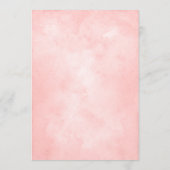 Carte Conseil Baby shower fleur sauvage rose Conseils parents ca (Dos)