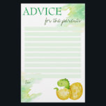 Carte conseil baby shower hachage bientôt dino oeu<br><div class="desc">Baby shower conseil pour les parents jeu éclosion bientôt bébé dinosaure dans un baby shower à thème d'oeufs, personnalisé bébé prédictions jeu modèle.</div>