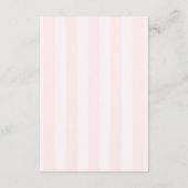 Carte Conseil Baby shower rose Rose (Dos)