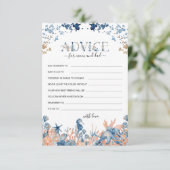 Carte Conseil Baby shower sous-marin aquarelle (Debout devant)