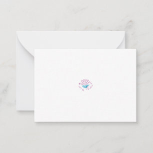 Carte Conseil Bleu barbeau clair, Magenta ciel, Féminin