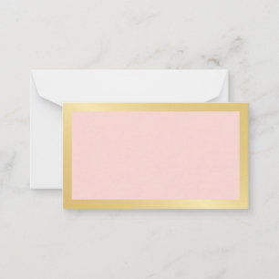 Carte Conseil Blush rose & or Mariage Conseils et souhaits