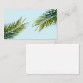 Carte Conseil Branche de palmier (Devant / Derrière)