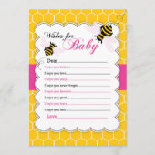 Carte Conseil Bumble Bee Wives for Baby Card (Devant)