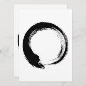 Carte Conseil Cercle Zen Enso (Devant / Derrière)