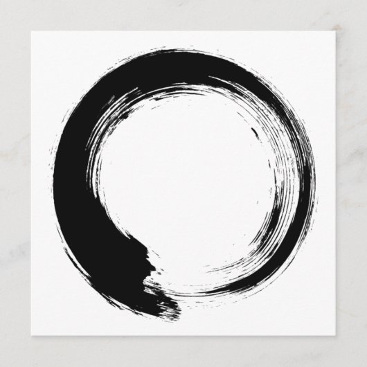 Carte Conseil Cercle Zen Enso (Devant)