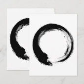 Carte Conseil Cercle Zen Enso (Devant / Derrière)