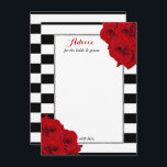 Carte Conseil Chic Moderne Luxe Mariage Collection - Roses rouge<br><div class="desc">Célébrez avec style avec ces cartes de conseil chic. Le design simple et élégant permettra à vos invités d'écrire une note de conseil à garder et à lire dans les années à venir. Le libellé est facile à personnaliser, de sorte que ces cartes peuvent rapidement être transformées en cartes de...</div>
