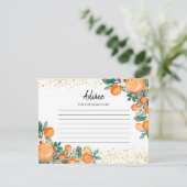 Carte conseil Citrus Summer Orange Green (Debout devant)