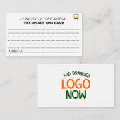 CARTE CONSEIL CLIENT SIMPLE CONTEMPORAIN PROPRE BLANC MODE (Devant / Derrière)