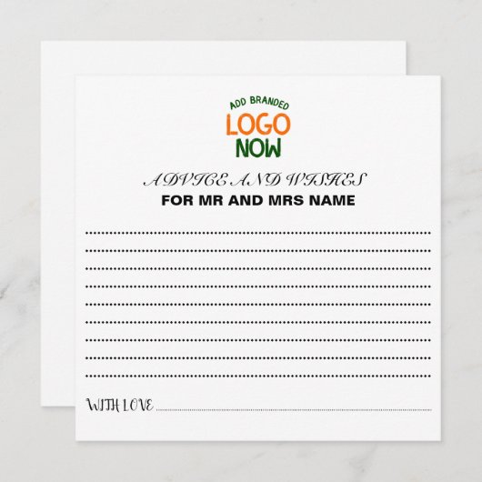 CARTE CONSEIL CLIENT SIMPLE CONTEMPORAIN PROPRE BLANC MODE (Devant / Derrière)