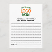 CARTE CONSEIL CLIENT SIMPLE CONTEMPORAIN PROPRE BLANC MODE (Devant)