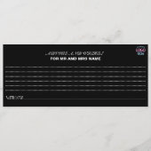 CARTE CONSEIL CLIENT SIMPLE CONTEMPORAIN PROPRE NOIR MODE (Devant)