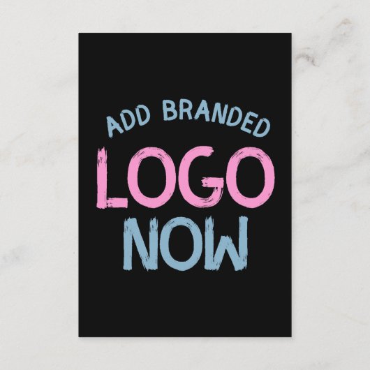 CARTE CONSEIL CLIENT SIMPLE CONTEMPORAIN PROPRE NOIR MODE (Dos)