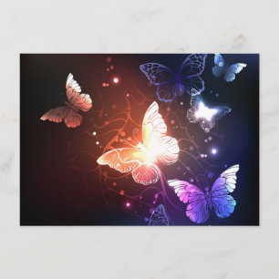 Carte Conseil Clowing Night Butterflies