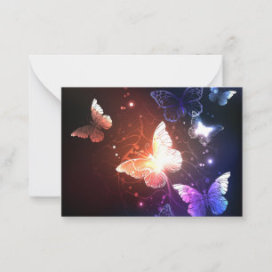 Carte Conseil Clowing Night Butterflies