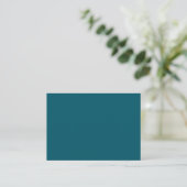 Carte Conseil Coloris uni uni turquoise (Debout devant)