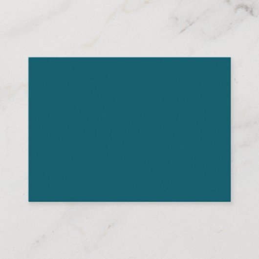 Carte Conseil Coloris uni uni turquoise (Devant)