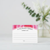 Carte Conseil Commentaires personnalisés Commentaires dans mon H (Debout devant)