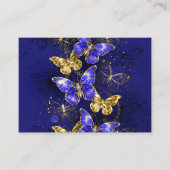 Carte Conseil Composition avec papillons Sapphire (Devant)