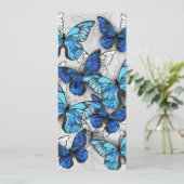 Carte Conseil Composition des White and Blue Butterflies (Debout devant)