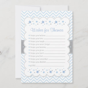 Carte Conseil Confetti Voeux pour Baby Card-Baby Boy