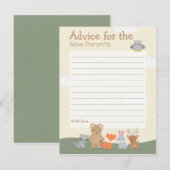 Carte Conseil "Conseil" Woodland (Devant / Derrière)