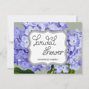 Carte Conseil Conseils de Fête des mariées Lavender Hydrangeas