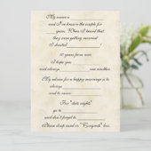 Carte Conseil Conseils de mariage drôles et mignons pour la mari (Debout devant)