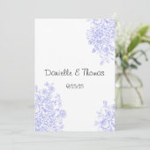 Carte Conseil Conseils de mariage, Fleurs de lavande Commentaire (Debout devant)