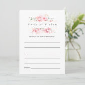 Carte Conseil Conseils de mariage géométriques de printemps de f (Debout devant)