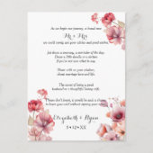 Carte Conseil Conseils de mariage Peach Fuzz et vœux de bonheur  (Devant)