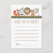 Carte Conseil Conseils de prédictions tribales pour les parents (Dos)