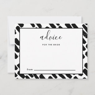 Carte Conseil Conseils de scénario moderne pour la mariée noir e