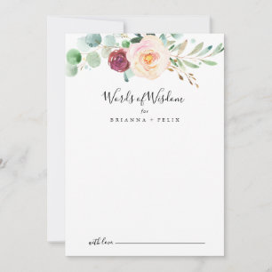 Carte Conseil Contemporain Eucalyptus Mariages Paroles de sagess