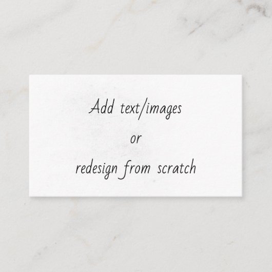 Carte Conseil Create Your Own (Devant)