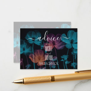 Carte Conseil Créez vos propres fleurs de rayons X colorées