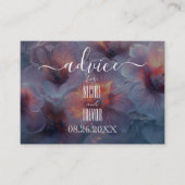 Carte Conseil Créez vos propres fleurs éthérées brillantes (Devant)