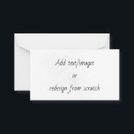 Carte Conseil Créez votre propre<br><div class="desc">Create your own fully customized merch from scratch by replacing the background image currently displayed on this item with image of your own! Add your own text if desired and choose your favorite fonts,  colors and styles.</div>