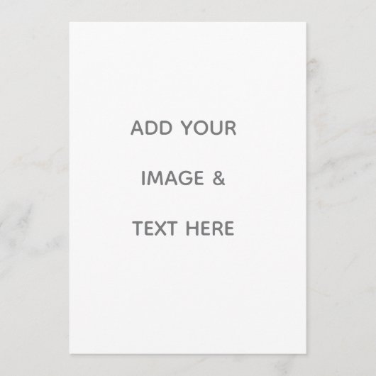 Carte Conseil Créez Votre Propre blanc (Devant)