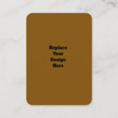 Carte Conseil Créez Votre Propre Brun (Devant)