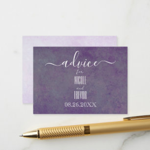 Carte Conseil Créez Votre Propre Texture De Grunge Violet