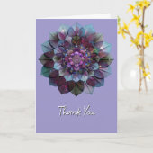 Carte Conseil de Feuilles | Mandala (Fleur jaune)