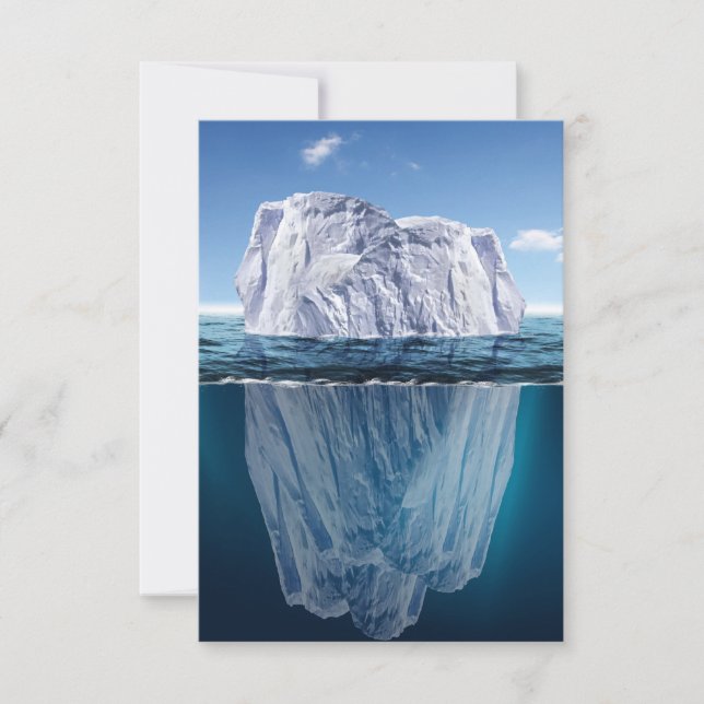 Carte Conseil de l'iceberg (Devant)