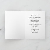 Carte Conseil de mariage de cheval de TWH (Intérieur)