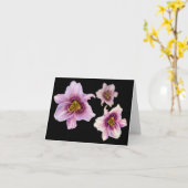 Carte Conseil de Trois Lillies de Tigre (Fleur jaune)